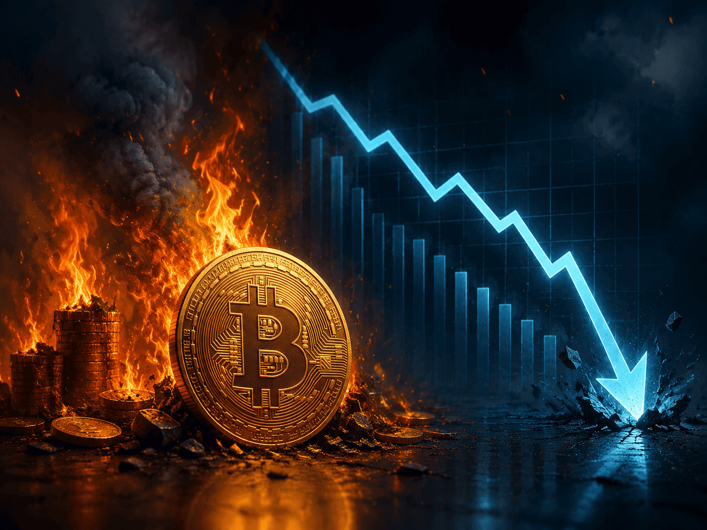 Cпекуляции на рынке биткоина выгорели — соотношение фьючерсов и спота рухнуло на 63%
