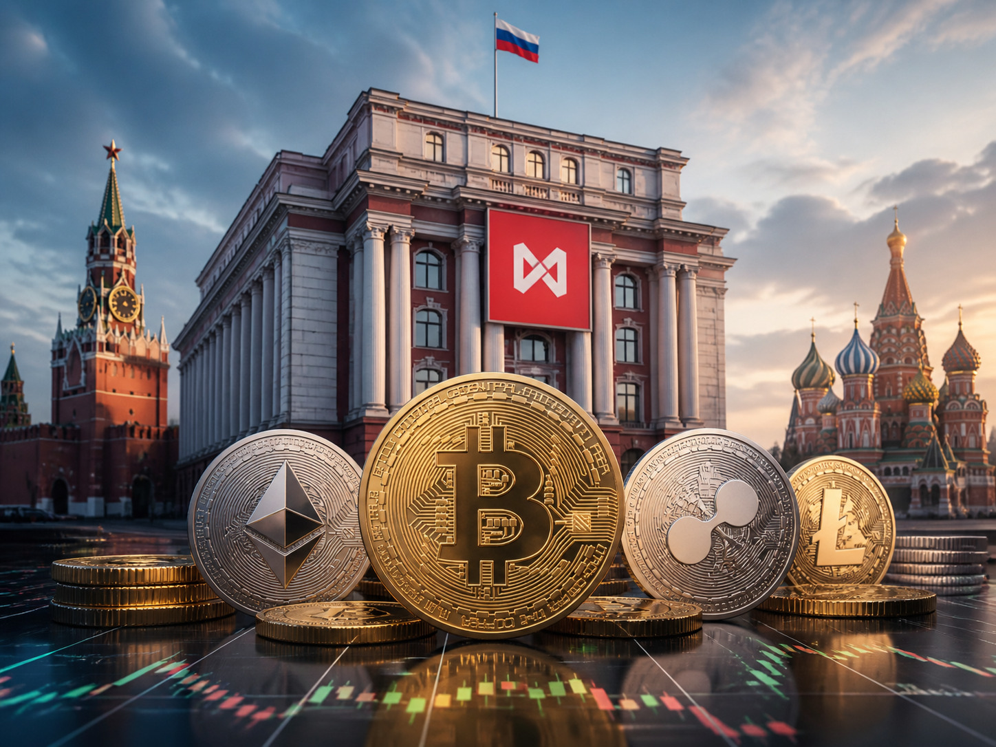 Мосбиржа запускает индексы ещё четырёх криптовалют и переходит на расчёт в реальном времени